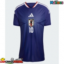 Camisa de Futebol Japão Ritsu Doan #10 Equipamento Principal Mulheres Mundo 2026 Manga Curta